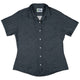 Ghost Wall Charcoal Blue Curvy Button Up Shirt Geek Nerd 0925 All Adult Button Up Shirts Design by Ardi Tong