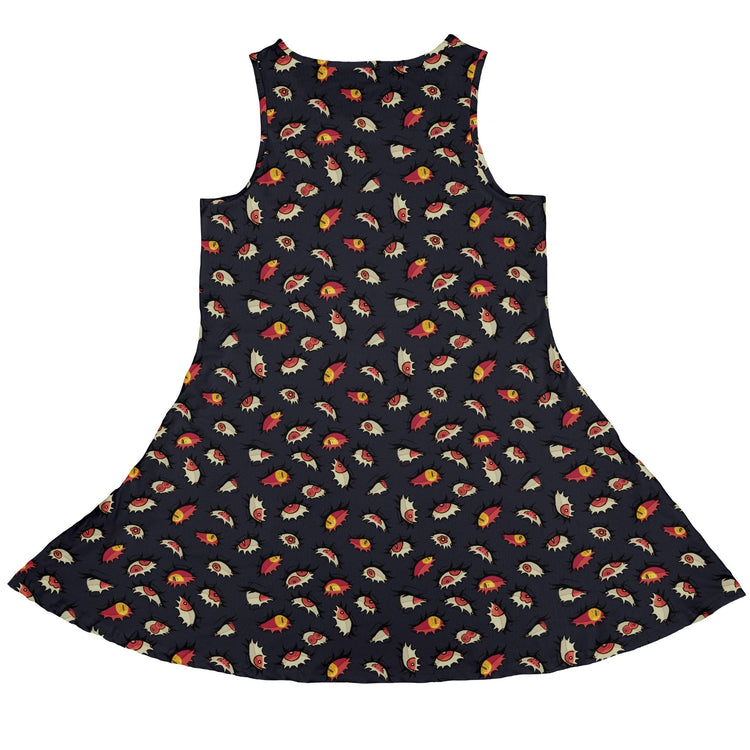 Ghoul Eyes Dress Geek Nerd halloween lx - C q4
