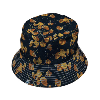 Ginkgo Golden Fish Bucket Hat Geek Nerd 0925 Animal Patterns Botany Print