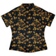 Ginkgo Golden Fish Curvy Button Up Shirt Geek Nerd 0925 All Adult Button Up Shirts Animal Patterns