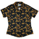 Ginkgo Golden Fish Curvy Button Up Shirt Geek Nerd 0925 All Adult Button Up Shirts Animal Patterns
