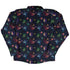 Glimpses in Dragon Time Long Sleeve Button Up Shirt Geek Nerd adult sizing Animal Patterns Designed by Rose Khan