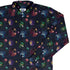 Glimpses in Dragon Time Long Sleeve Button Up Shirt Geek Nerd adult sizing Animal Patterns Designed by Rose Khan