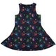 Glimpses In Dragon Time Dress Geek Nerd Animal Patterns Designed by Rose Khan Fantasy Prints