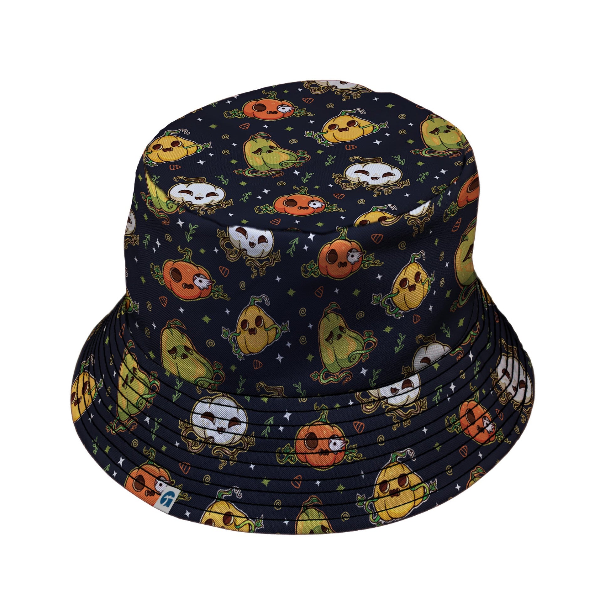 Glowing Halloween Pumpkins Anime Bucket Hat