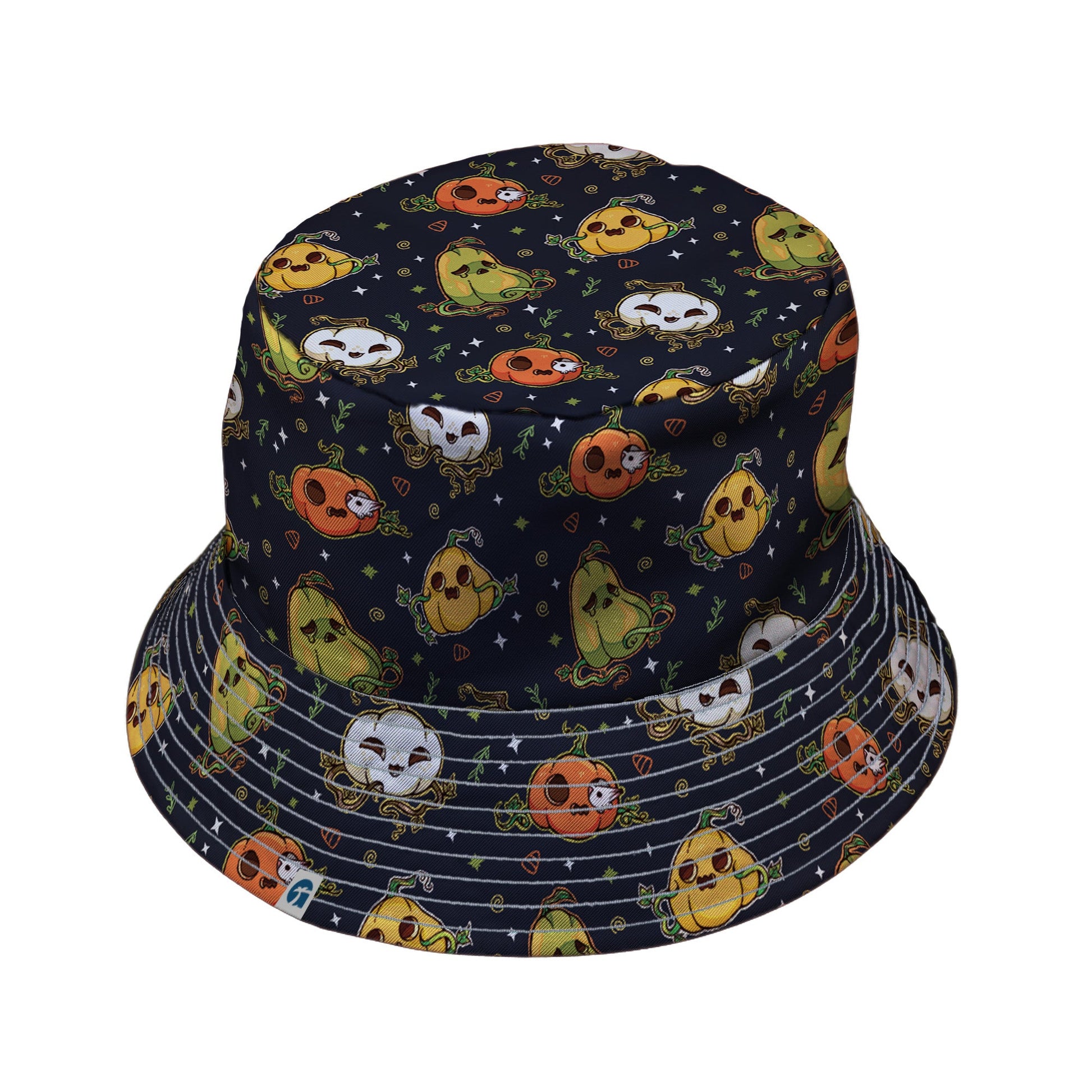Glowing Halloween Pumpkins Anime Bucket Hat