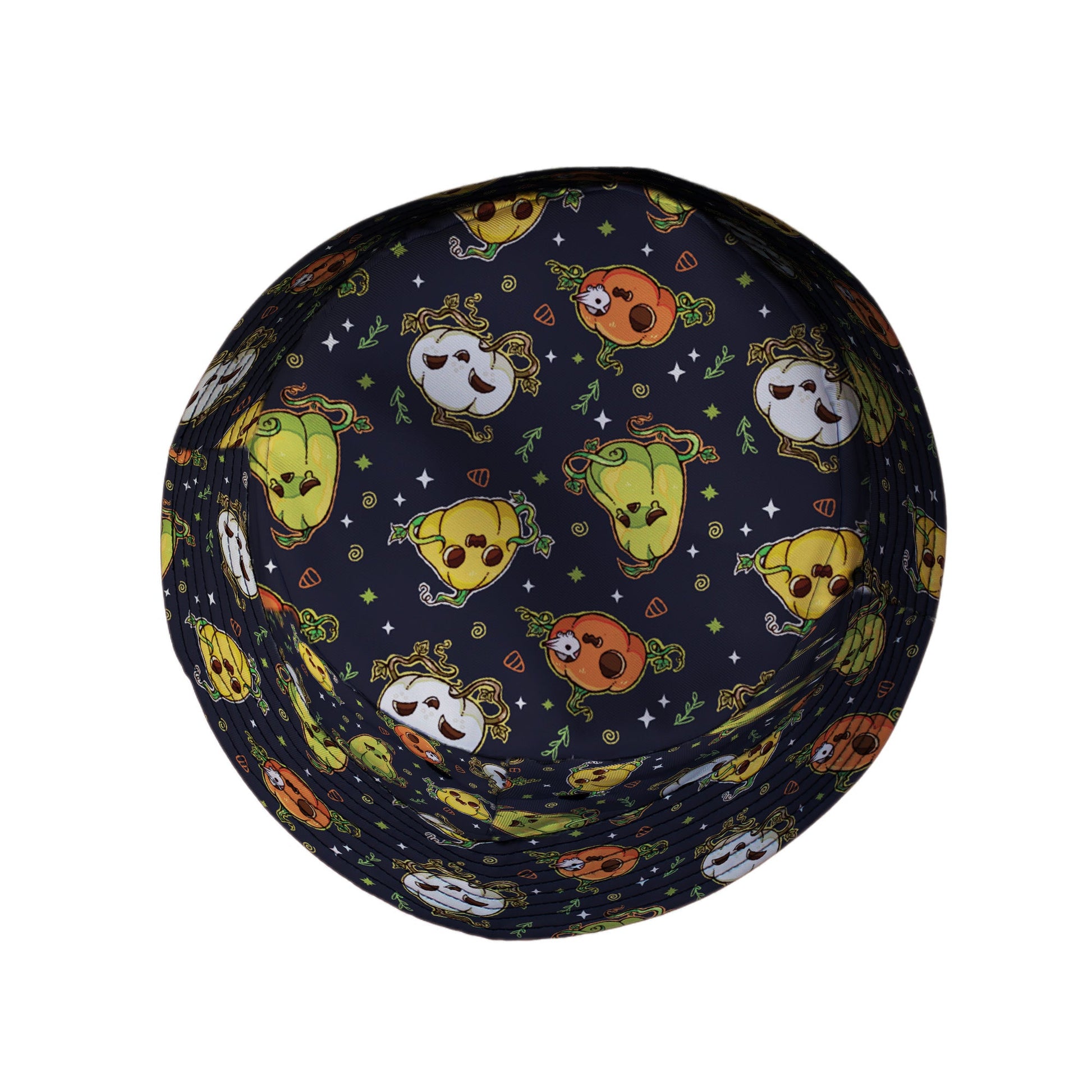 Glowing Halloween Pumpkins Anime Bucket Hat