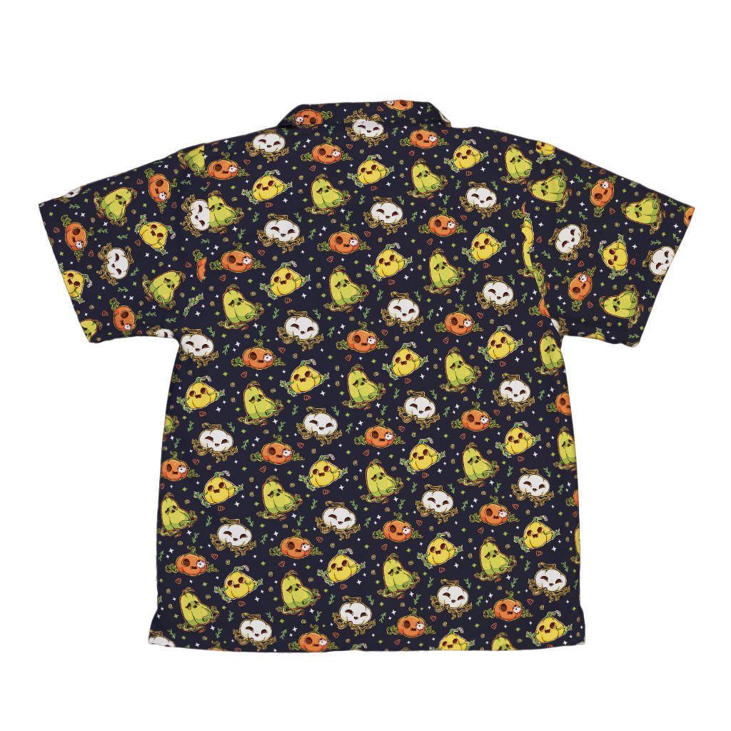 Glowing Halloween Pumpkins Anime Youth Hawaiian Shirt Geek Nerd halloween q4