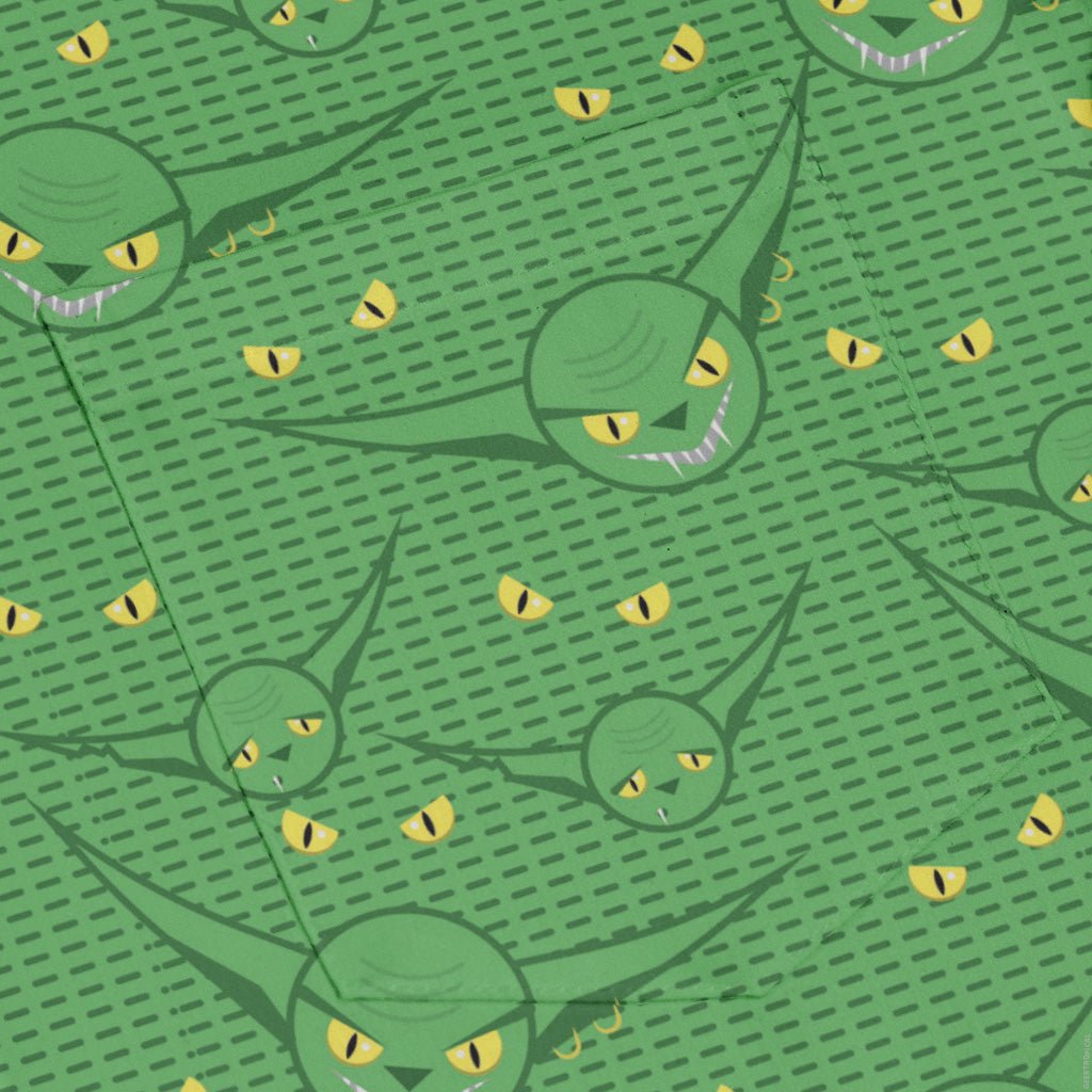 Goblins Long Sleeve Button Up Shirt Geek Nerd adult sizing Design by Heather Davenport Fantasy Prints