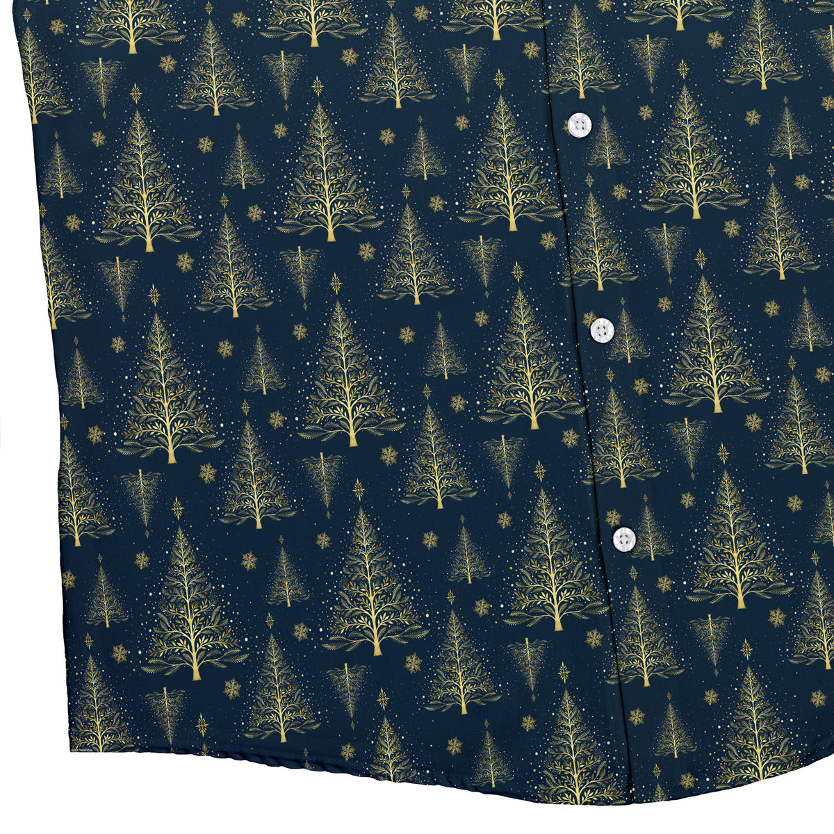 Golden Frost Button Up Shirt Bottom Corner