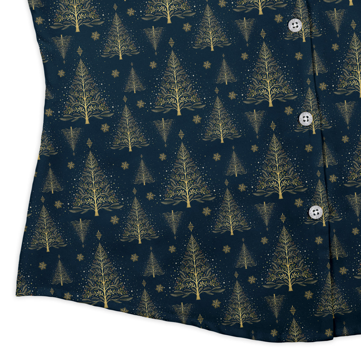 Golden Frost Curvy Button Up Shirt womens corner