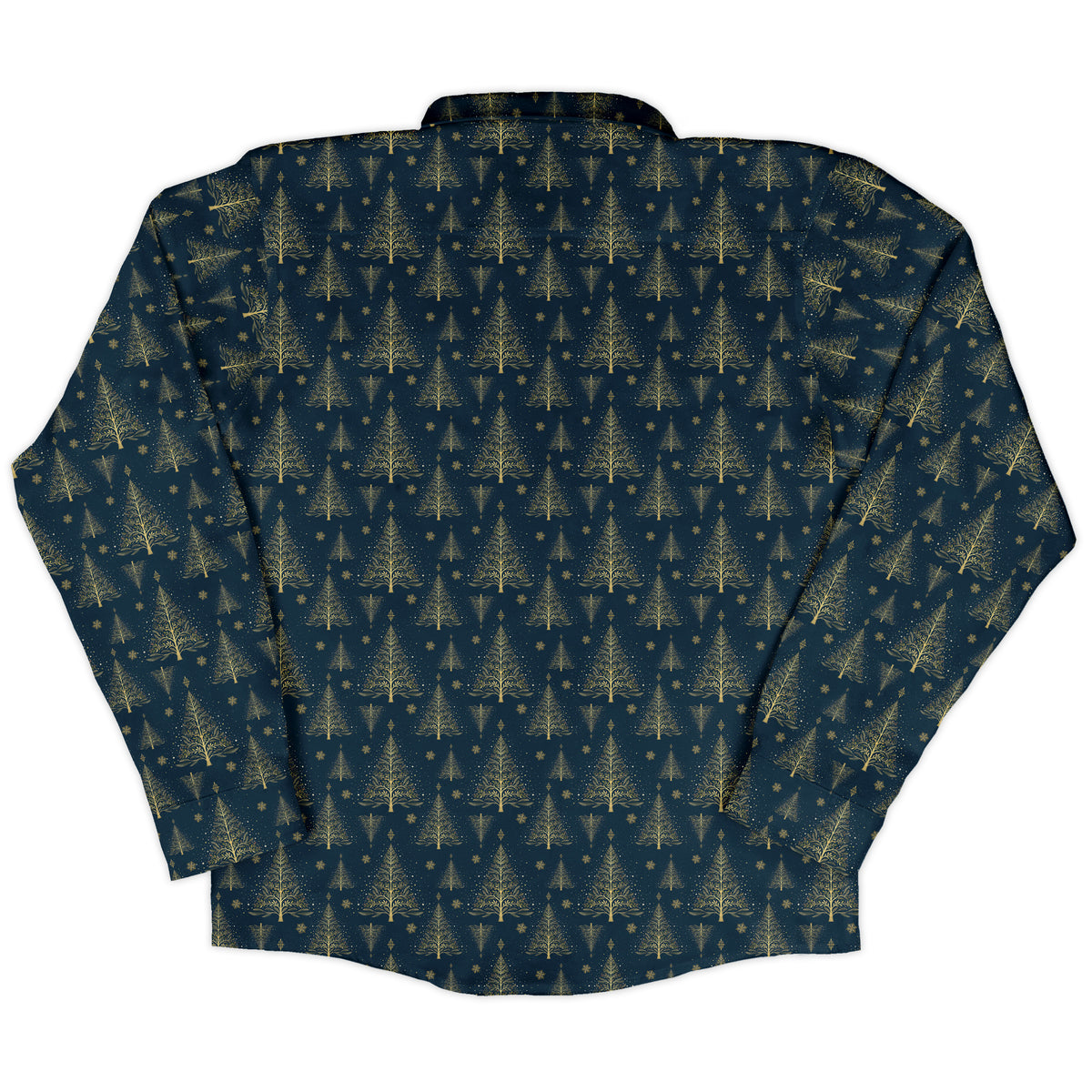 Golden Frost Long Sleeve Button Up Shirt back