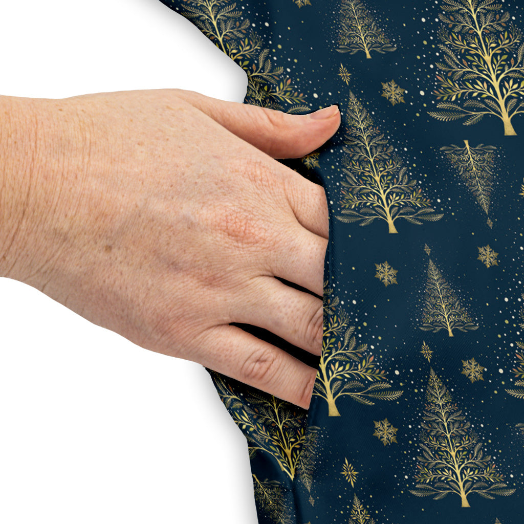 Golden Frost Sleeveless Dress Pocket