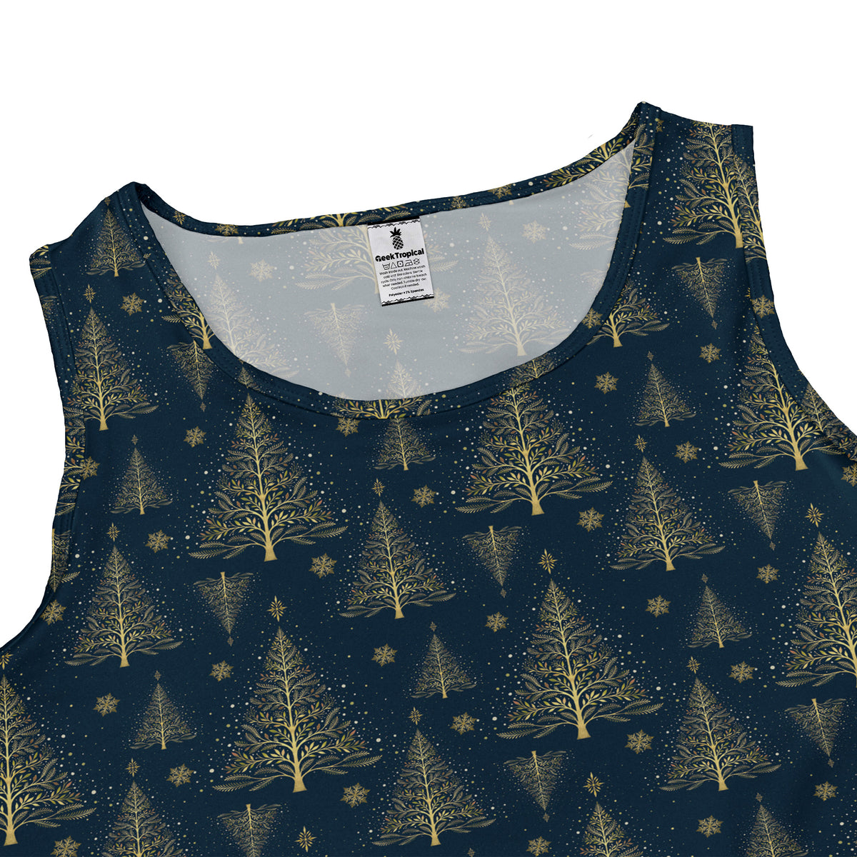 Golden Frost Sleeveless Dress close front