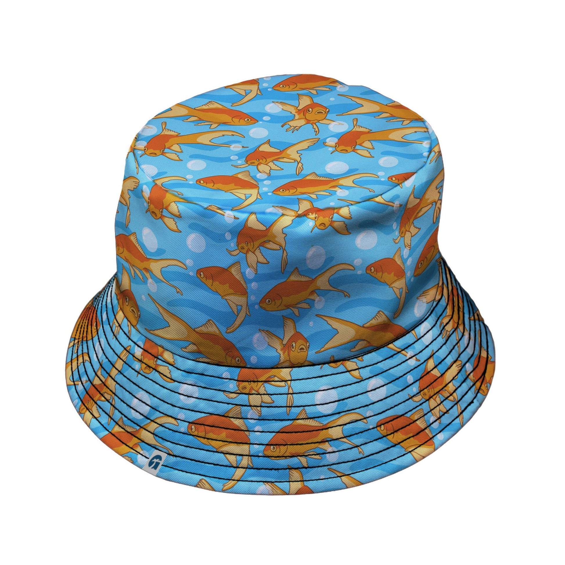 Goldfish Bucket Hat Geek Nerd Design by Julie Kitzes lx - B marine biology