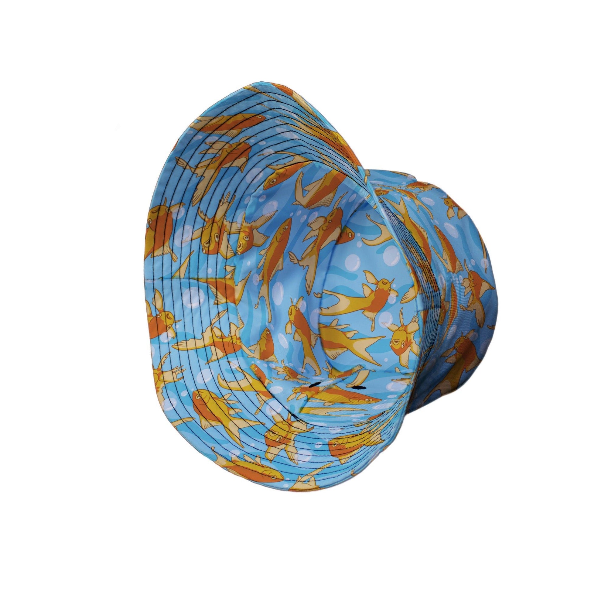 Goldfish Bucket Hat Geek Nerd Design by Julie Kitzes lx - B marine biology