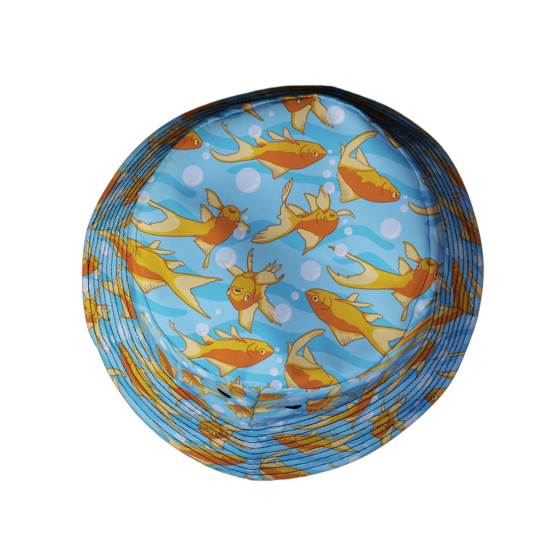 Goldfish Bucket Hat Geek Nerd Design by Julie Kitzes lx - B marine biology
