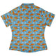 Goldfish Curvy Button Up Shirt Geek Nerd Design by Julie Kitzes marine biology q225