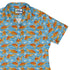 Goldfish Curvy Button Up Shirt Geek Nerd Design by Julie Kitzes marine biology q225