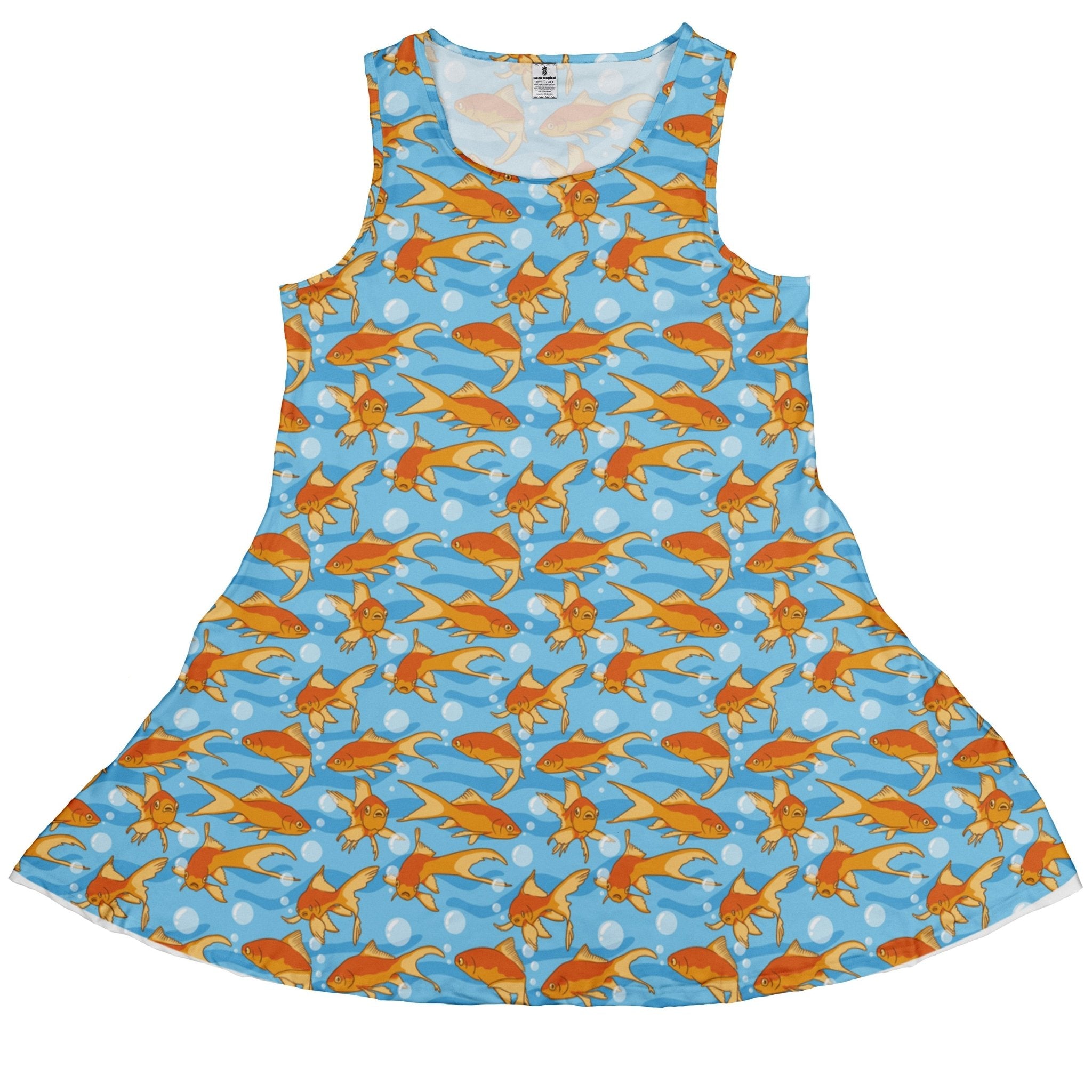 Goldfish Dress Geek Nerd Design by Julie Kitzes lx - C marine biology