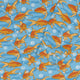 Goldfish Long Sleeve Button Up Shirt Geek Nerd adult sizing Design by Julie Kitzes FLOW DESC WRITING
