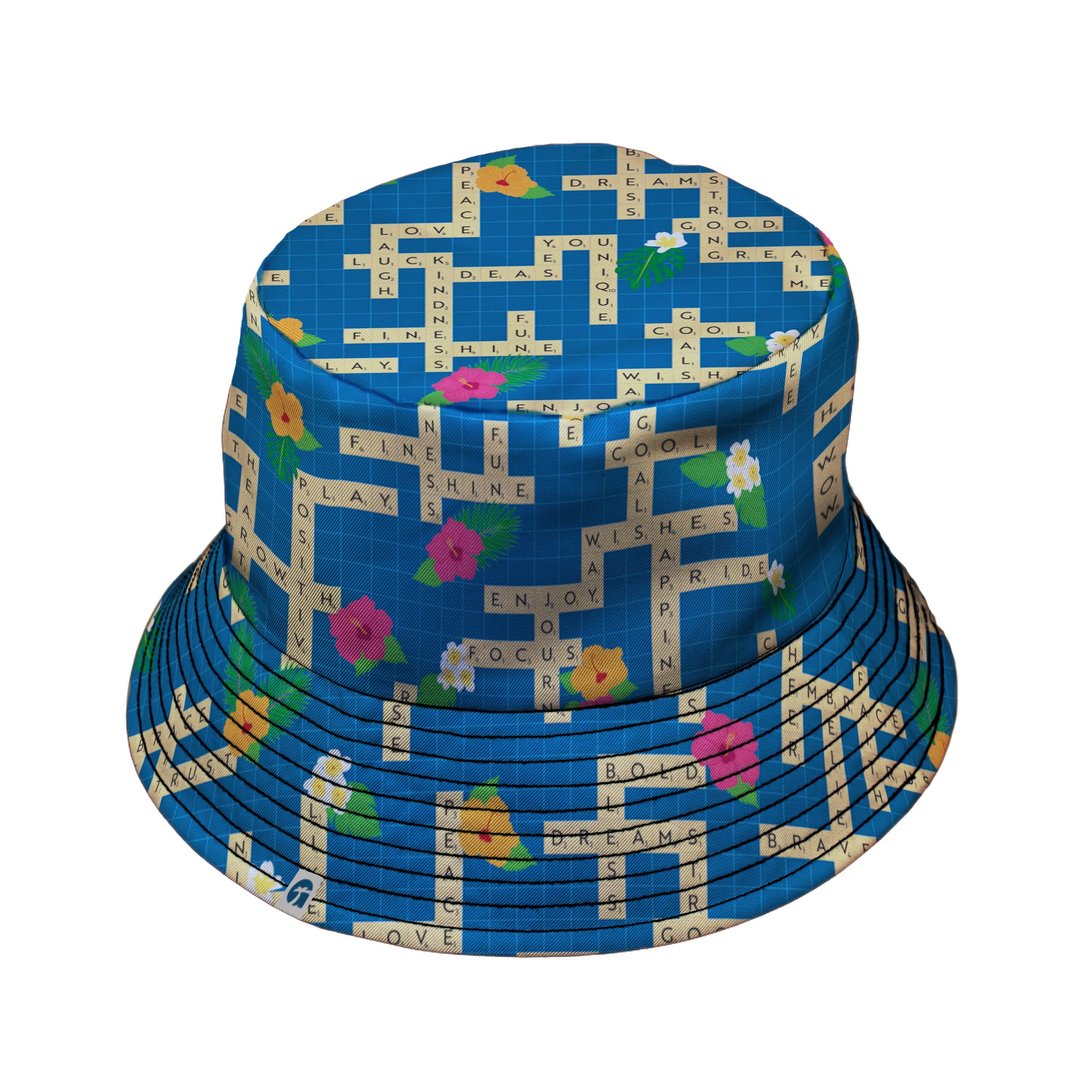 Good Vibes Game Bucket Hat Black Stitching