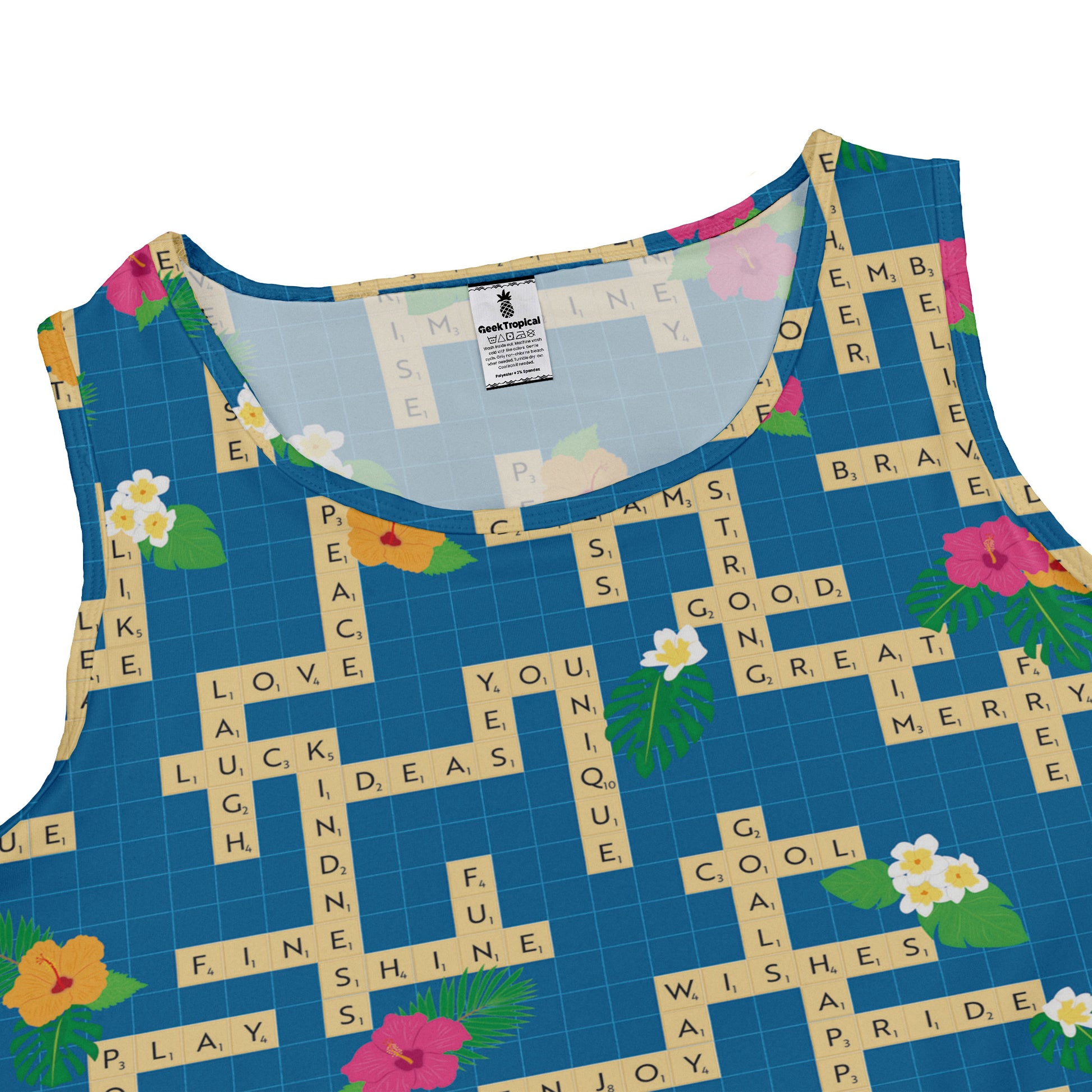 Good Vibes Game Sleeveless Dress close front