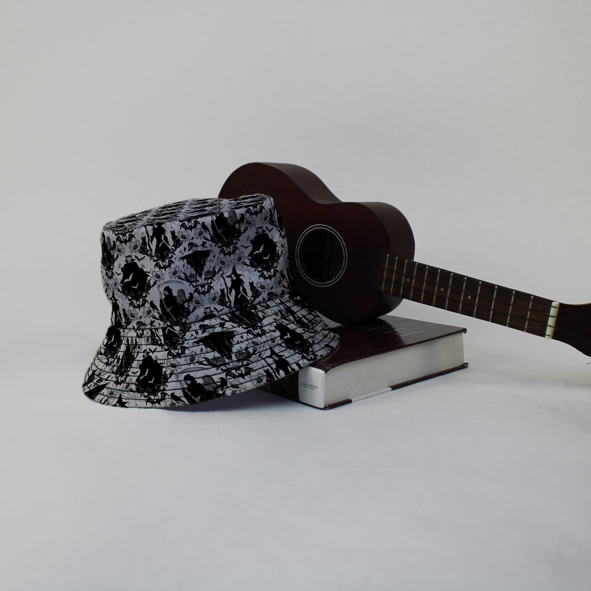 Gothic Damask Bucket Hat Lifestyle