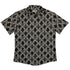 Gothic Damask Button Up Shirt Flat Front