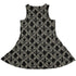 Gothic Damask Sleeveless Dress back