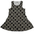 Gothic Damask Sleeveless Dress front