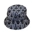 Gothic Potion Lab Bucket Hat Black Stitching