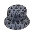 Gothic Potion Lab Bucket Hat Gray Stitching