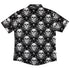 Gothic Spider Skull Button Up Shirt Back