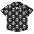 Gothic Spider Skull Button Up Shirt Hawaiian Front