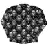 Gothic Spider Skull Long Sleeve Button Up Shirt back
