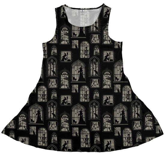 Gothic Windows Dress Geek Nerd 0925 Design by Episodic Fantasy Prints