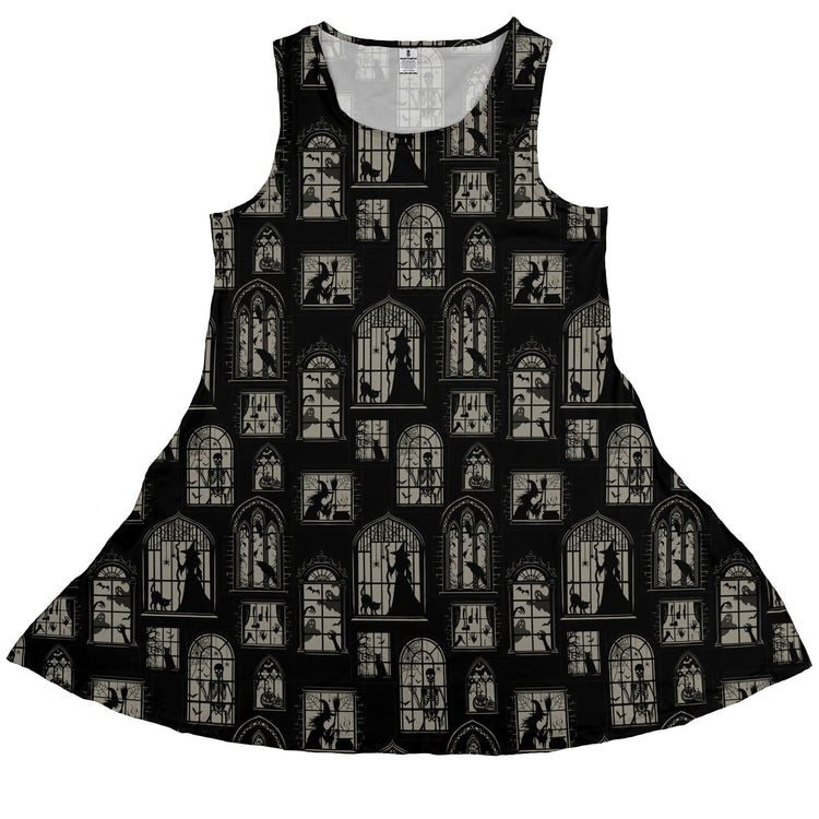Gothic Windows Dress Geek Nerd 0925 Design by Episodic Fantasy Prints