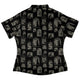 Gothic Windows Curvy Button Up Shirt Geek Nerd 0925 All Adult Button Up Shirts Design by Episodic
