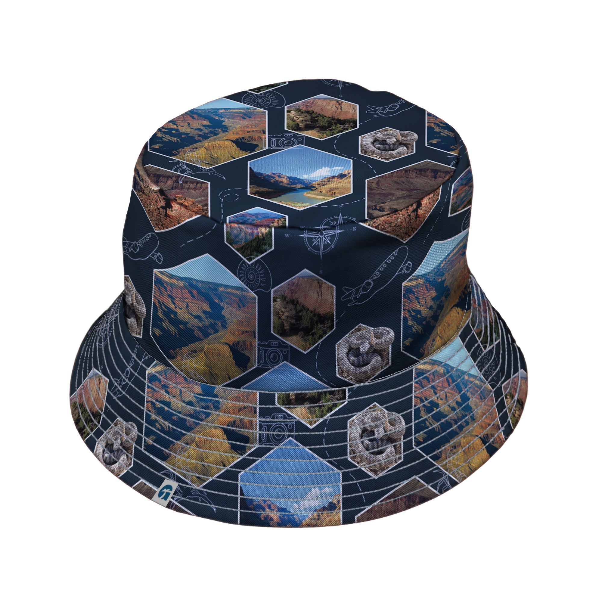 Grand Canyon Wonder Bucket Hat Geek Nerd 0925 Designs by Nathan FLOW DESC WRITING