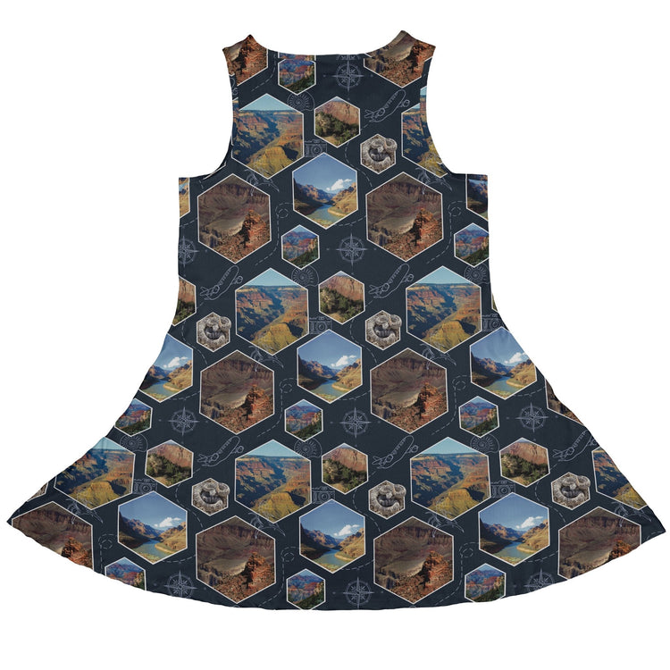 Grand Canyon Wonder Dress Geek Nerd 0925 Designs by Nathan FLOW DESC WRITING