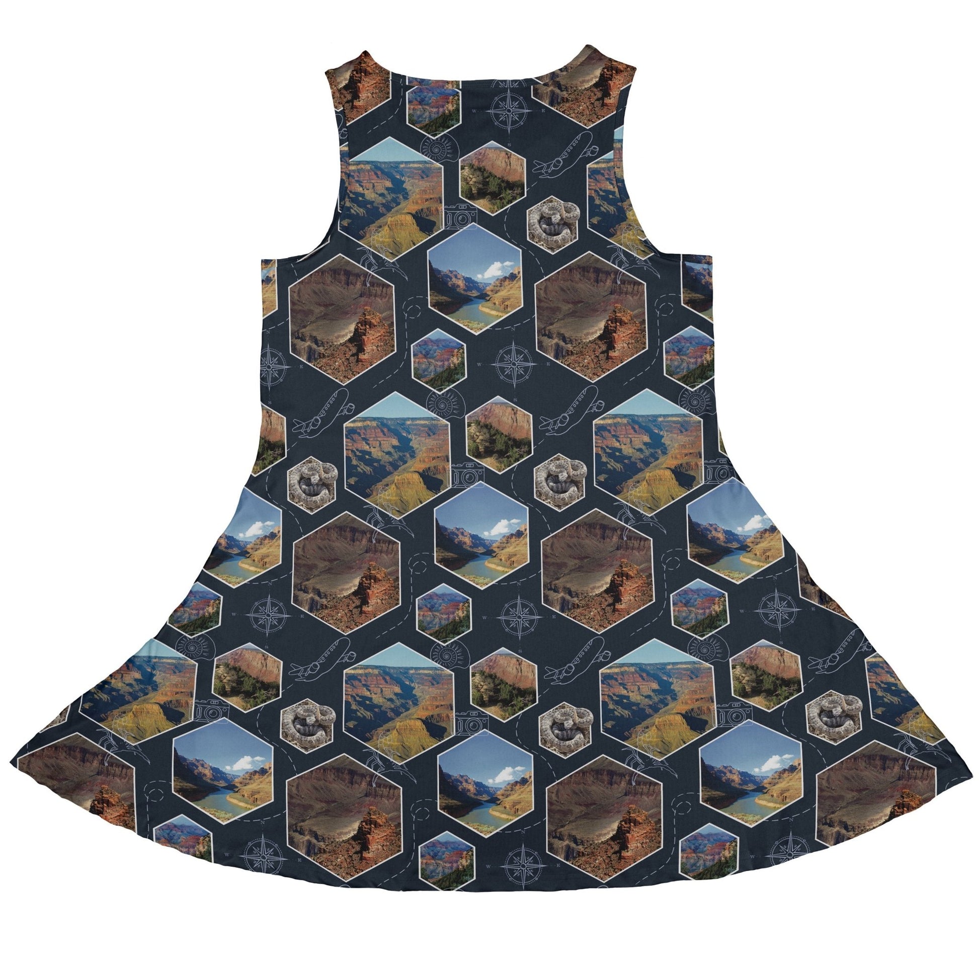 Grand Canyon Wonder Dress Geek Nerd 0925 Designs by Nathan FLOW DESC WRITING