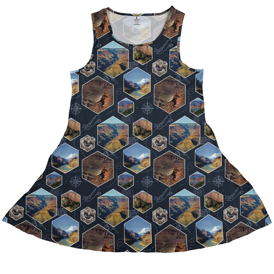 Grand Canyon Wonder Dress Geek Nerd 0925 Designs by Nathan FLOW DESC WRITING