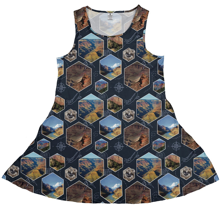 Grand Canyon Wonder Dress Geek Nerd 0925 Designs by Nathan FLOW DESC WRITING
