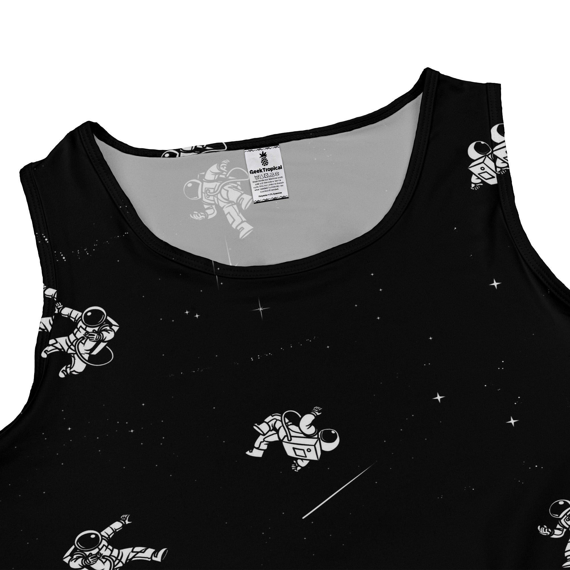 Gravity Reloaded Space Dress Geek Nerd Design by Tobe Fonseca lx - C outer space & astronaut print