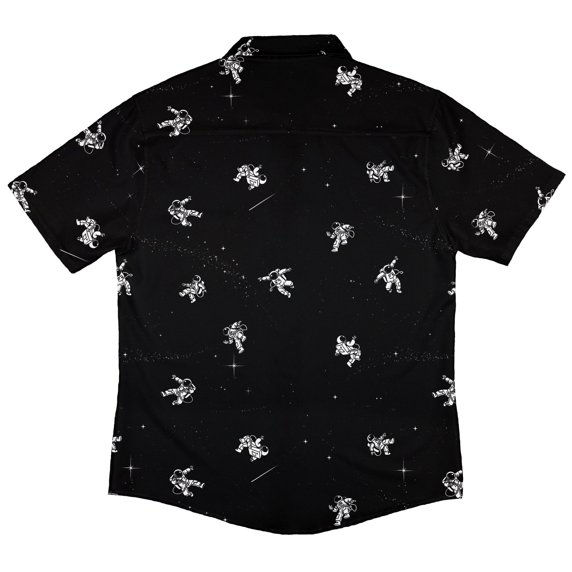 Gravity Reloaded Space Button Up Shirt - adult sizing - Design by Tobe Fonseca - outer space & astronaut print