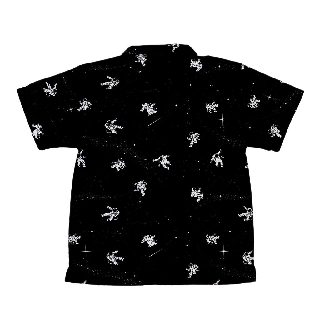 Gravity Reloaded Space Youth Hawaiian Shirt - Design by Tobe Fonseca - outer space & astronaut print - Q3 - 2