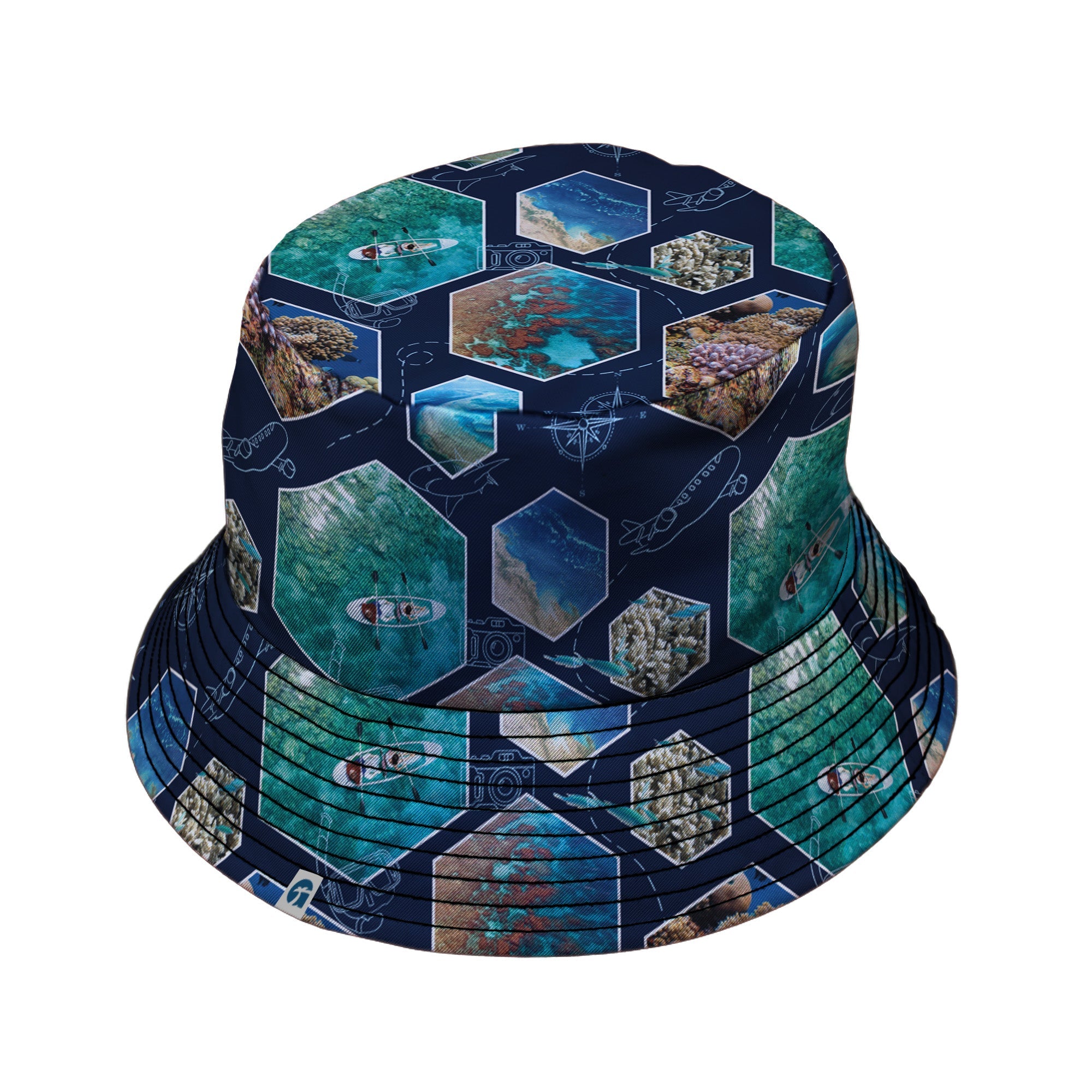 Great Reef Wonder Bucket Hat Geek Nerd 0925 Animal Patterns Designs by Nathan