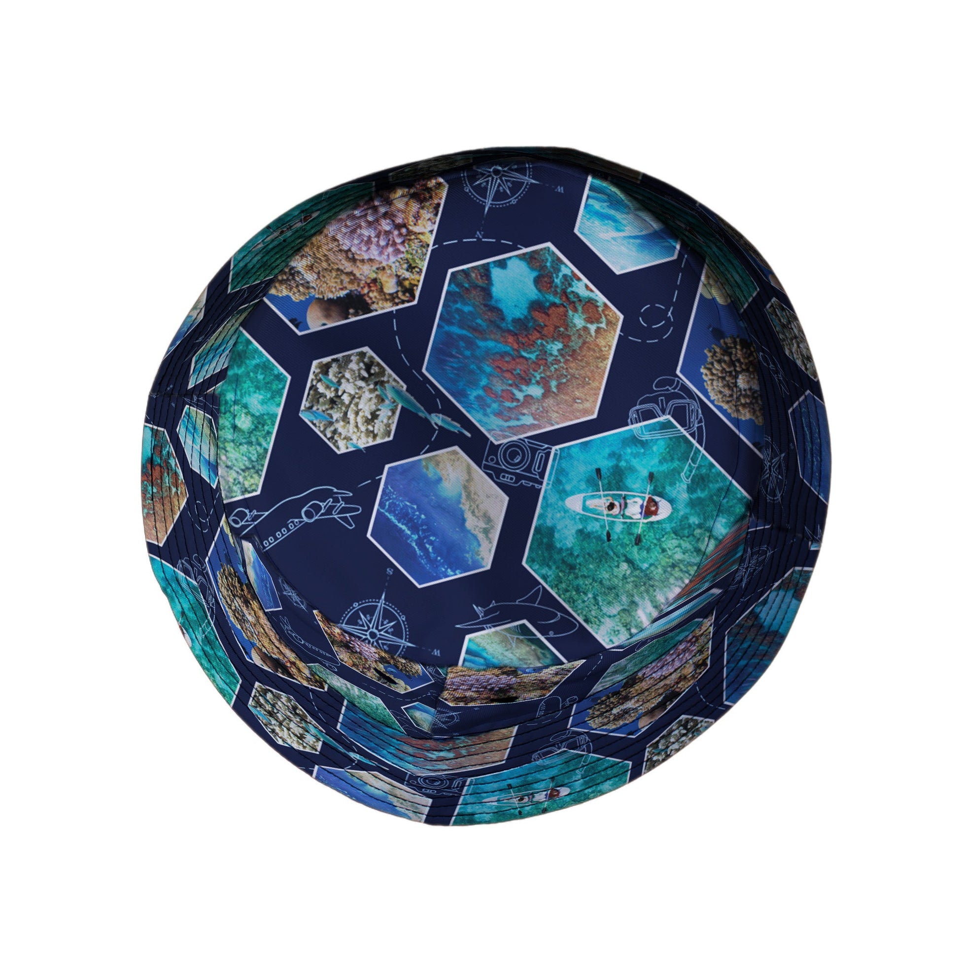 Great Reef Wonder Bucket Hat Geek Nerd 0925 Animal Patterns Designs by Nathan