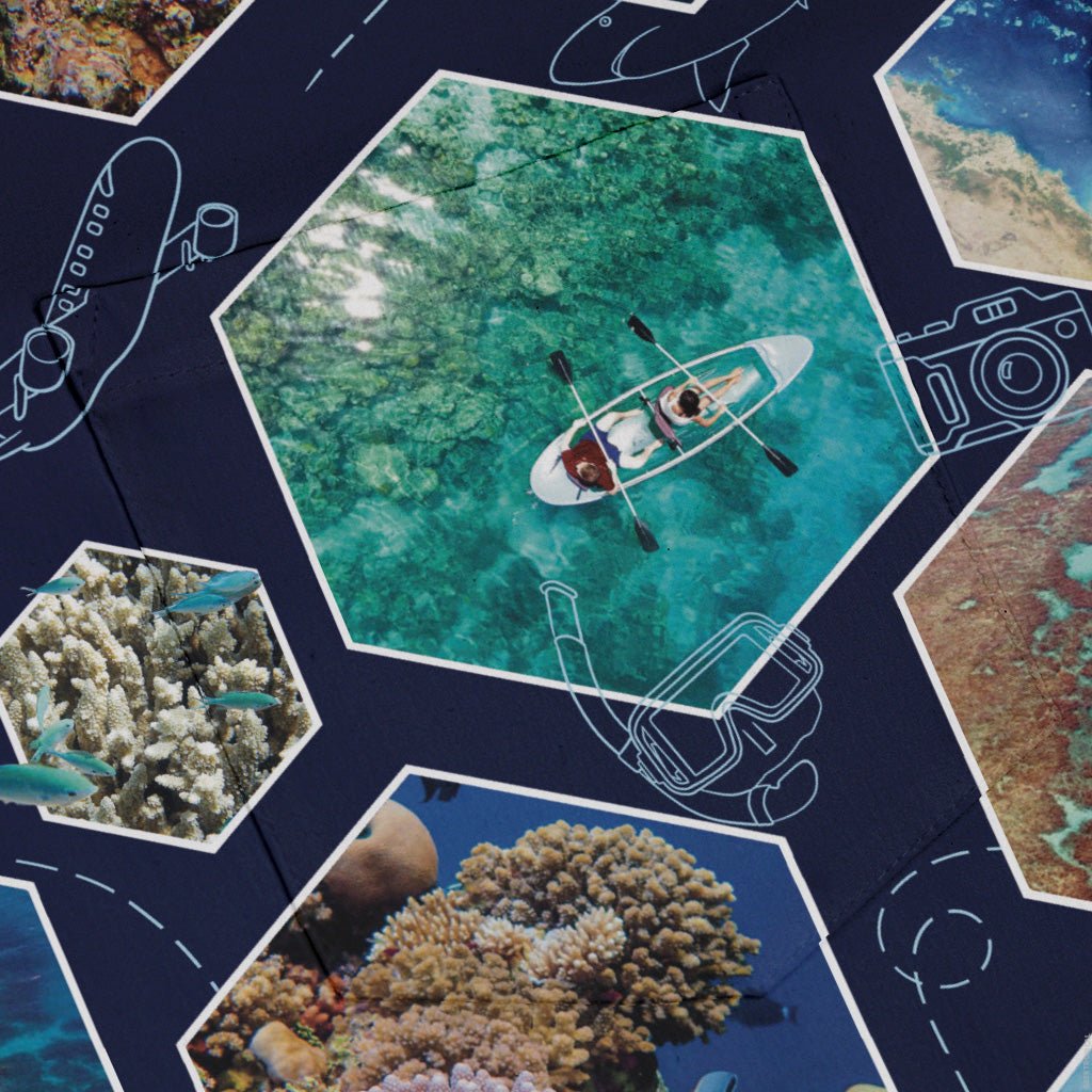 Great Reef Wonder Button Up Shirt Geek Nerd 0925 adult sizing All Adult Button Up Shirts